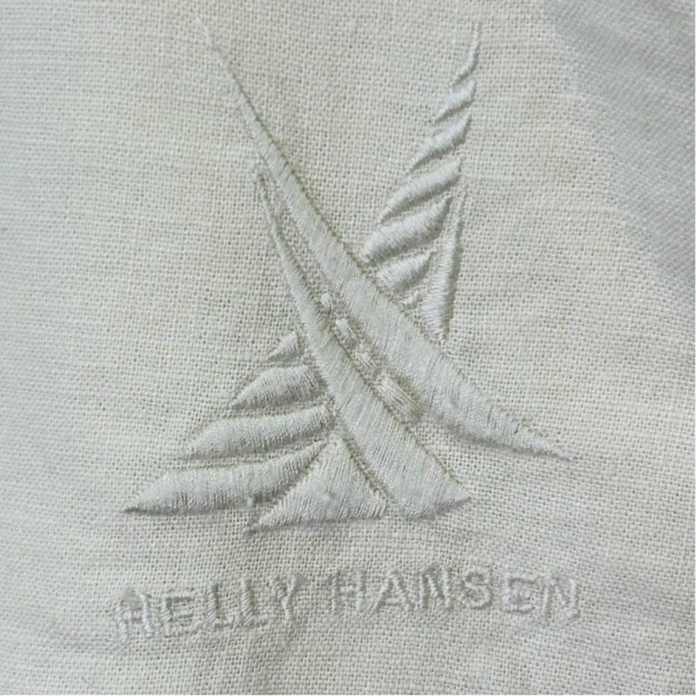 Helly Hansen NWT Beige Boston Linen/Cotton Blend A-Line Pleated Mini Skirt: 3155 - Picture 3 of 7